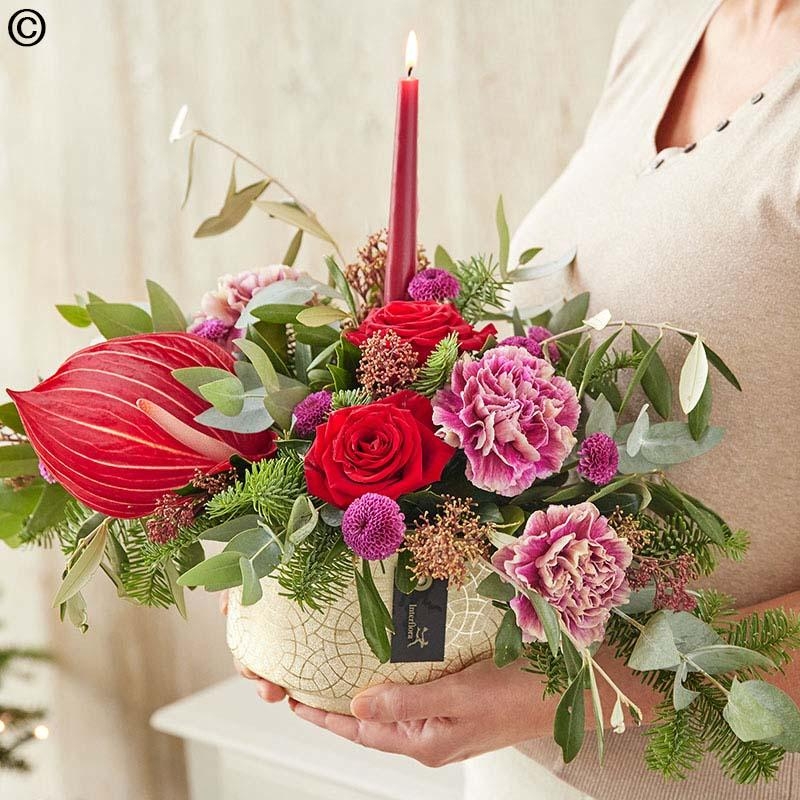 Christmas Candle Arrangement