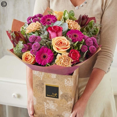 Vibrant December Hand tied