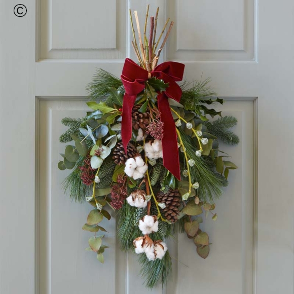 Christmas Classic Door Swag
