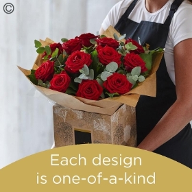 Red Rose Hand tied