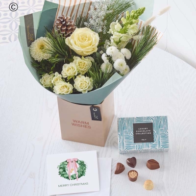 Winter Bouquet with Chocolates