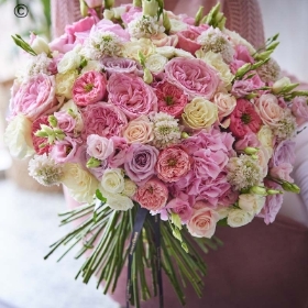 Luxury Pastel Hand Tied Bouquet